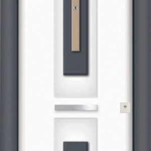 NK-36 BEYAZ-ANTRASİT-SAHRA ÇELİK KAPI