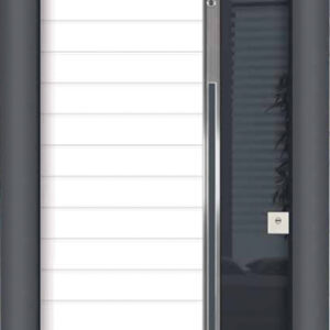 NK-95 ANTRASİT-BEYAZ ÇELİK KAPI