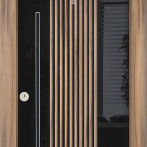 NK-99 AÇIK NATUREL – SİYAH ÇELİK KAPI